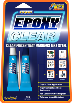 epoxy clear cord steel ph